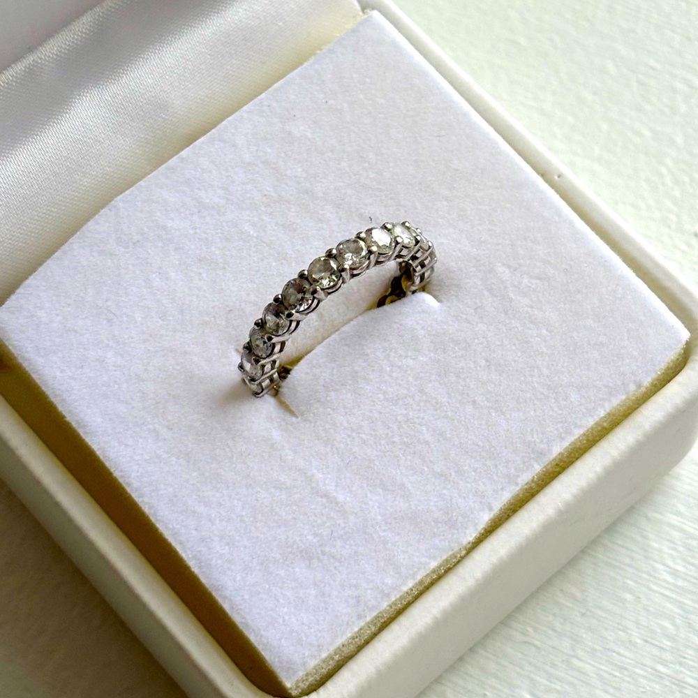 Sterling Silver Cubic Zirconia Ring
